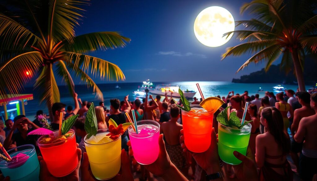 Full Moon Party Bucket Drinks