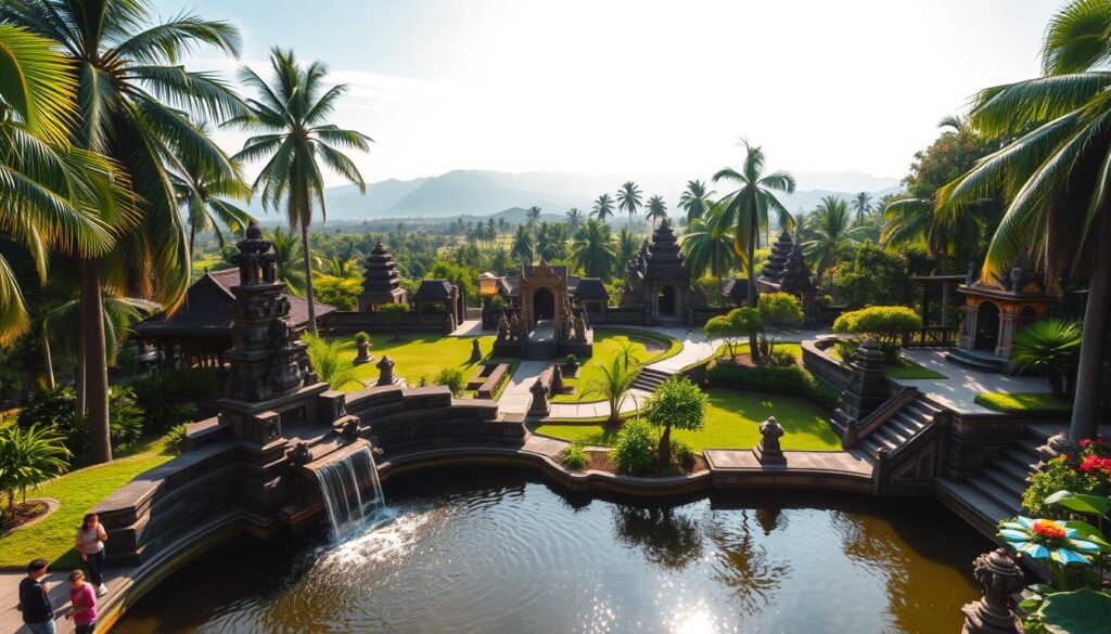 Balinese water temple complex grounds